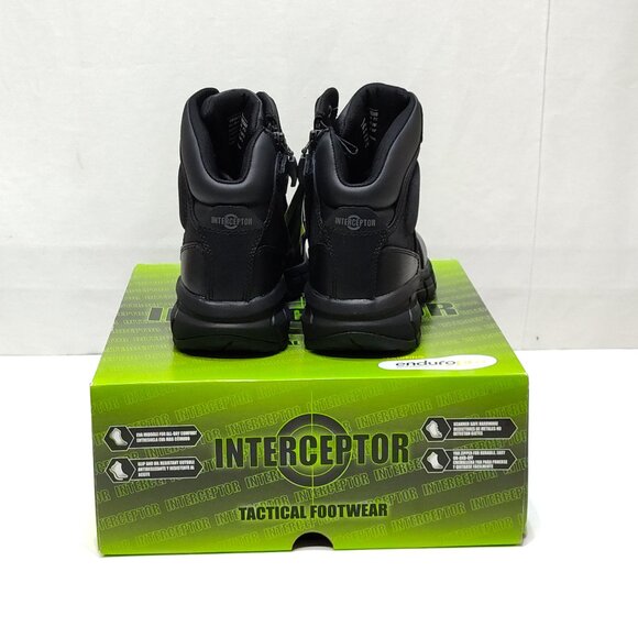 Interceptor Litefast Tactical Boots Women's 7.5 Zippered 6" Shaft Soft Toe NIB - Picture 6 of 9